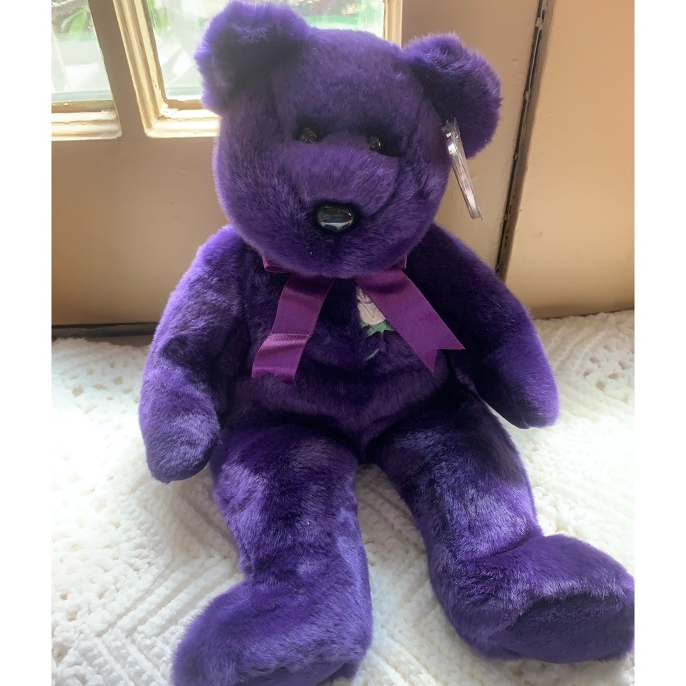 Ty Princess Beanie Buddy plush bear 14”